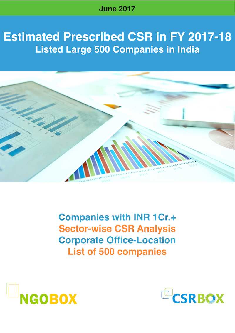 Estimated Prescribed CSR of Large 500 Companies in FY 2018 in India